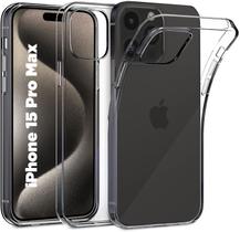 Capa Capinha Transparente Fina Para iPhone 15 Plus Pro Max