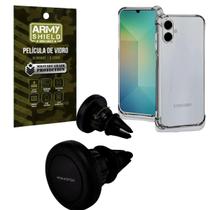 Capa Capinha Transparente Para Galaxy A06 + Suporte Carro