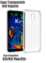 Capa Capinha Transparente para LG K12 Anti Impactos Capa Capinha Transparente para LG K12 Anti Impactos