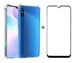 Capa Capinha Transparente + Película 3d Para Galaxy A01 Capa Capinha Transparente + Película 3d Para Galaxy A01