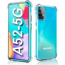 Capa Capinha Transparente Samsung Galaxy A52 5G TPU Anti Impacto com Bordas