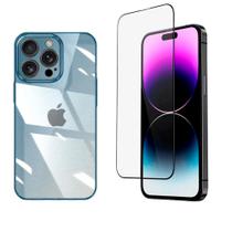 Capa Capinha Ultra Fina Para iPhone 16 Pro Max + Pelicula 9D
