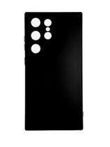 Capa Capinha Veludo Emborrachada Preta Para Samsung Galaxy S24 Ultra