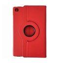 Capa CapinhaCapa Case Giratoria Compativel Samsung Galaxy Tab Tab S10 FE 10.9" S9 FE 10.9" Tab S9 11 Vermelha
