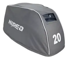 Capa Capô p/ Motor Popa Hidea 20 HP Cinza Capa Capô p/ Motor Popa Hidea 20 HP Cinza
