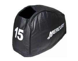 Capa Capô p/ Motor Popa Mercury 15HP (Mod: Americano)