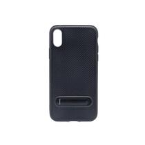 Capa carbon lines com stand iPhone X pr