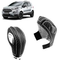Capa Carbon Manopla Câmbio Automático Ecosport Se 2013 À 2019