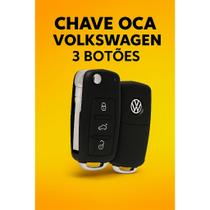 Capa Carcaça Chave Canivete Volkswagen Gol Jetta Voyage Fox Golf G6 3 Botões Com Lâmina Pantográfica Capa Carcaça Chave Canivete Volkswagen Gol Jetta Voyage Fox Golf G6 3 Botões Com Lâmina Pantográfica
