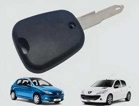 Capa Carcaça Chave Ignição Peuge 206 207 306 307 C3 106 107 1998 1999 2001 2002 2003 2004 2005 2006 2007 2008 2009