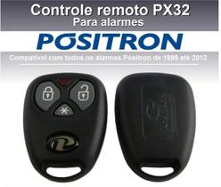 Capa Carcaça Controle Alarme Pósitron PX27 Black 3 Botões Sem Placa Circuito Reposição Original