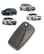 Capa Carcaça Oca Chave Contato Canivete Stilo Punto 3Botoes