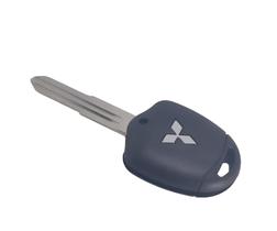 Capa Carcaça Oca Chave Mitsubi L200 Asx Pajero Full Lancer 2008 2009 2010 2011 2012 2013 2014 2 Botoes Com Lamina Ori