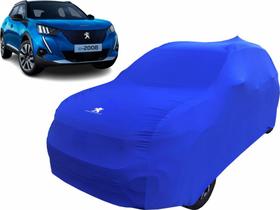 Capa Carro Anti Riscos Com Logo Peugeot E-2008 Gt Suv