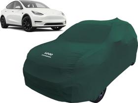 Capa Carro Elétrico Tesla Model Y Tecido Helanca Macio Capa Carro Elétrico Tesla Model Y Tecido Helanca Macio