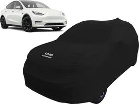 Capa Carro Elétrico Tesla Model Y Tecido Helanca Macio Capa Carro Elétrico Tesla Model Y Tecido Helanca Macio