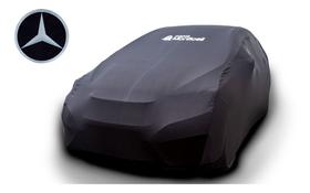 Capa Carro Mercedes Komprerssor Tecido Lycra Tam. G Com Logo Capa Carro Mercedes Komprerssor Tecido Lycra Tam. G Com Logo