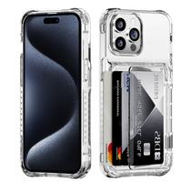 Capa Carteira ACANDYA para iPhone 15 Pro 6,1" Transparente