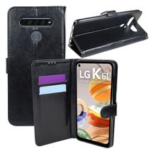 Capa Carteira + Capa Anti Impacto LG K61 LMQ630BAW 6.5 - Cell In Power25