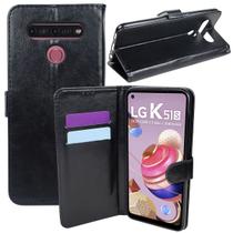 Capa Carteira + Capa Emborrachada LG K51S LMK510BMW 6.5 - Cell In Power25