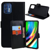 Capa Carteira + Capa Emborrachada Moto G9 Plus XT2087 6.8 - Cell In Power25 - Motorola