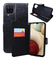 Capa carteira capinha flip cover compatível com Samsung Galaxy A12
