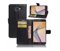 Capa Carteira Capinha Flip Samsung Galaxy J7 Prime Preto