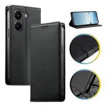 Capa Carteira Case Flip Para Xiaomi Poco X8 Pro Preto Capa Carteira Case Flip Para Xiaomi Poco X8 Pro Preto