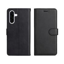 Capa Carteira Case Flip Preta para Para Samsung Galaxy A26 5G