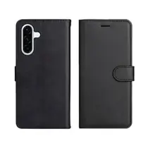 Capa Carteira Com Flip Preta para Para Samsung Galaxy A26 5G