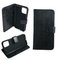 Capa carteira com porta cartões compatível com apple iphone 11 pro (tela: 5.8") (4g) cor: preta