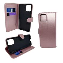 Capa carteira com porta cartões compatível com motorola moto g32 (tela: 6.5") (4g) cor:rose