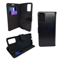 Capa carteira com porta cartões compatível com motorola moto g42 (tela: 6.4") (4g) cor:preta