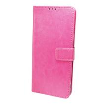 Capa carteira com porta cartões compatível com motorola moto g85 (tela: 6.67") (5g) cor:rosa