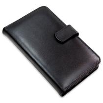 Capa carteira couro 8 cartoes preto para iphone 13 6.1