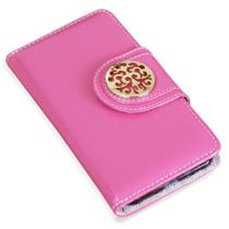 Capa carteira couro johari pink para samsung a14 5g a146 Capa carteira couro johari pink para samsung a14 5g a146