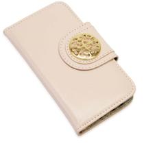 Capa carteira couro johari rosa bebe para moto e7 plus xt2081