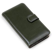 Capa carteira couro oliva para iphone 14 pro max 6.7