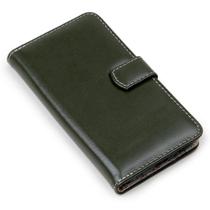 Capa carteira couro oliva para samsung a13 4g a135