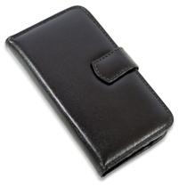 Capa carteira couro preto para iphone 14 6.1