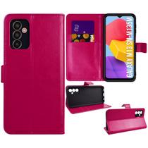 Capa Carteira Couro ROSA compativel Galaxy M13 M135M 6.6 - Luiza Cell25 Capa Carteira Couro ROSA compativel Galaxy M13 M135M 6.6 - Luiza Cell25