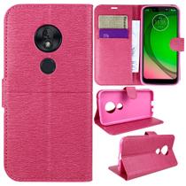 Capa Carteira Couro ROSA PINK Moto G7 Play XT1952 5.7 - Cell In Power25 - Motorola Capa Carteira Couro ROSA PINK Moto G7 Play XT1952 5.7 - Cell In Power25 - Motorola
