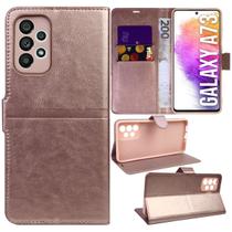 Capa Carteira Couro ROSE compativel Galaxy A73 A736 6.7 - Cell In Power25 Capa Carteira Couro ROSE compativel Galaxy A73 A736 6.7 - Cell In Power25