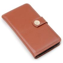 Capa carteira couro strass caramelo para moto edge 30 pro xt2201 - CELLWAY