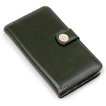 Capa carteira couro strass oliva para moto g53 xt2335