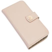 Capa carteira couro strass rosa bebe para iphone 12 pro 6.1