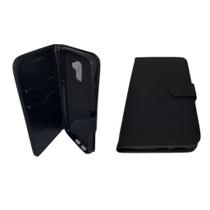 Capa Carteira de Couro Celular Samsung Galaxy J6 J600 Preto