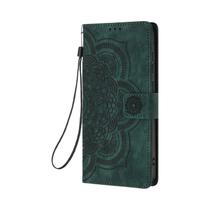 Capa Carteira De Couro Com Relevo Floral 3D Para Samsung Galaxy S25 S24 Ultra S23 plus S22 S21 A16