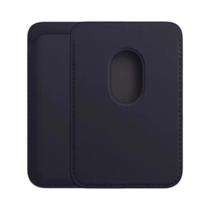 Capa Carteira de Couro Genuíno para iPhone 12/13/14 Pro Max/Mini - com Suporte para Cartão e MagSafe