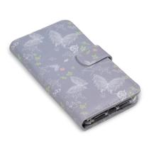 Capa Carteira Estampada Borboleta Gardem E217 Para Iphone 11 Pro Max 6.5